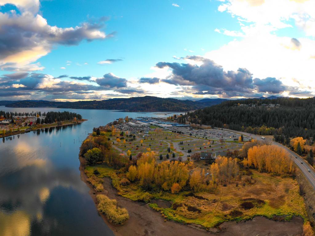 Lake Coeur d'Alene Panorama, Idaho