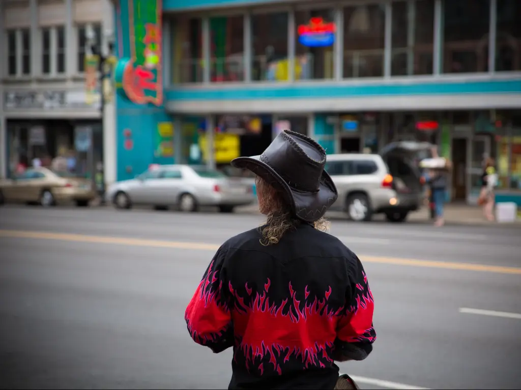 Man in cowboy hat, Nashville, Tennessee