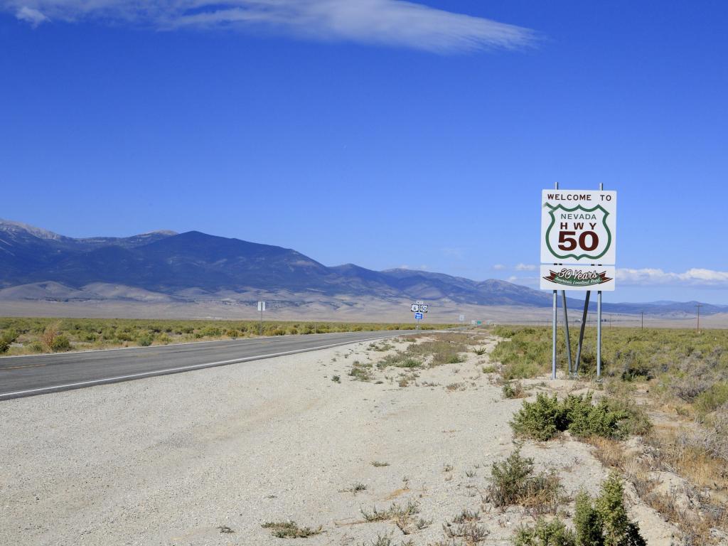 US 50 in Nevada The Loneliest Road in America