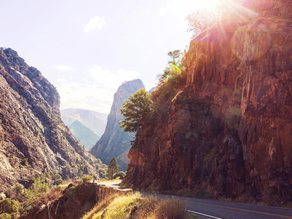 Kings River Canyon in Kings Canyon and Sequioa National Park. California. USA