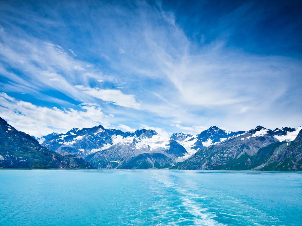Glacier Bay in Mountains in Alaska, United States