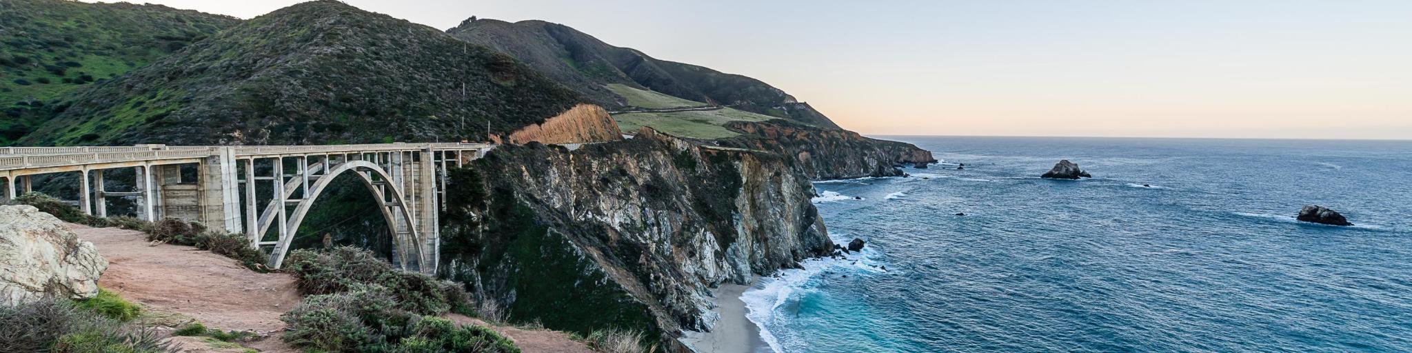 An Evening along the Majestic Pacific Coast Highway from Monterey to Big Sur