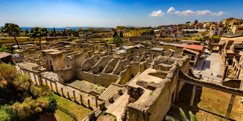 The ruins of Herculaneum, Italy