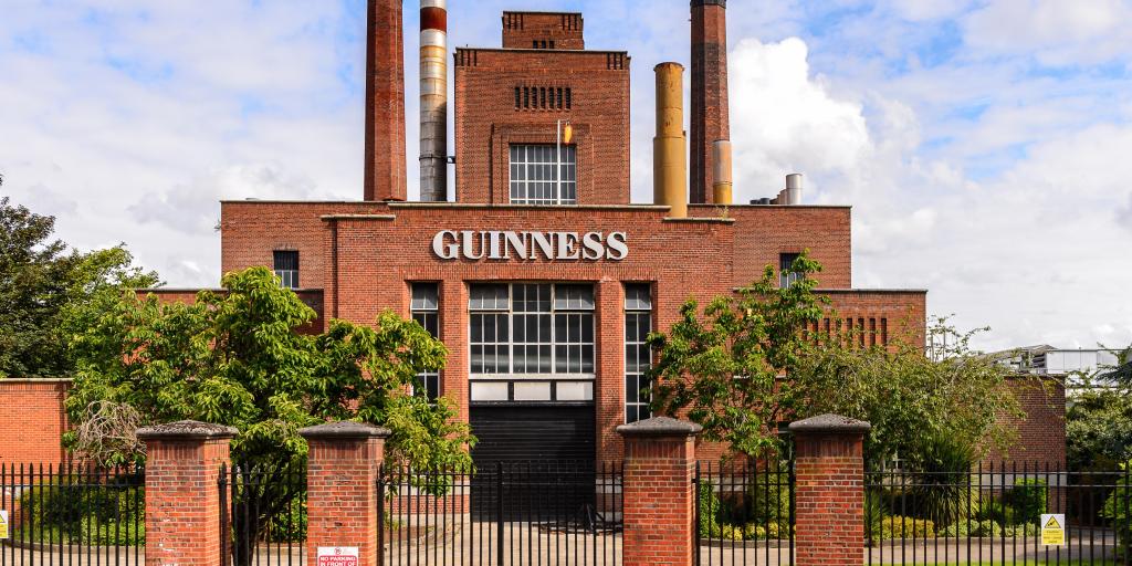 The Guinness Brewery in Dublin, Ireland