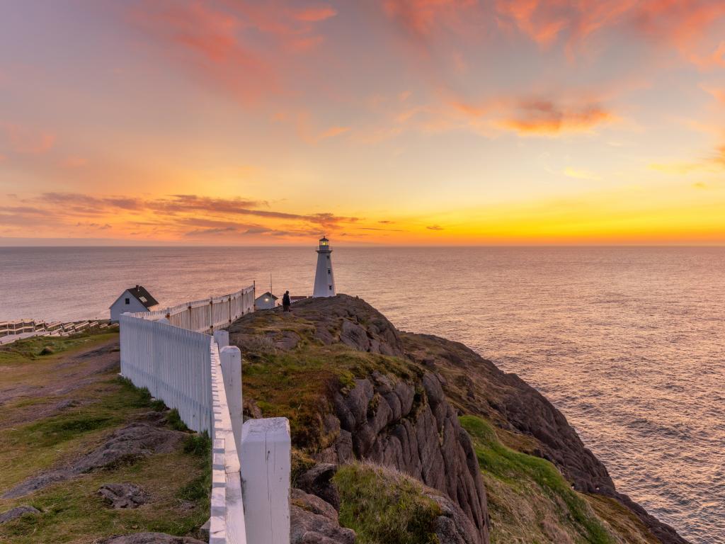 The easternmost point of North America - the lighthouse at Cape Spear is a good place to start or end your drive across Canada.