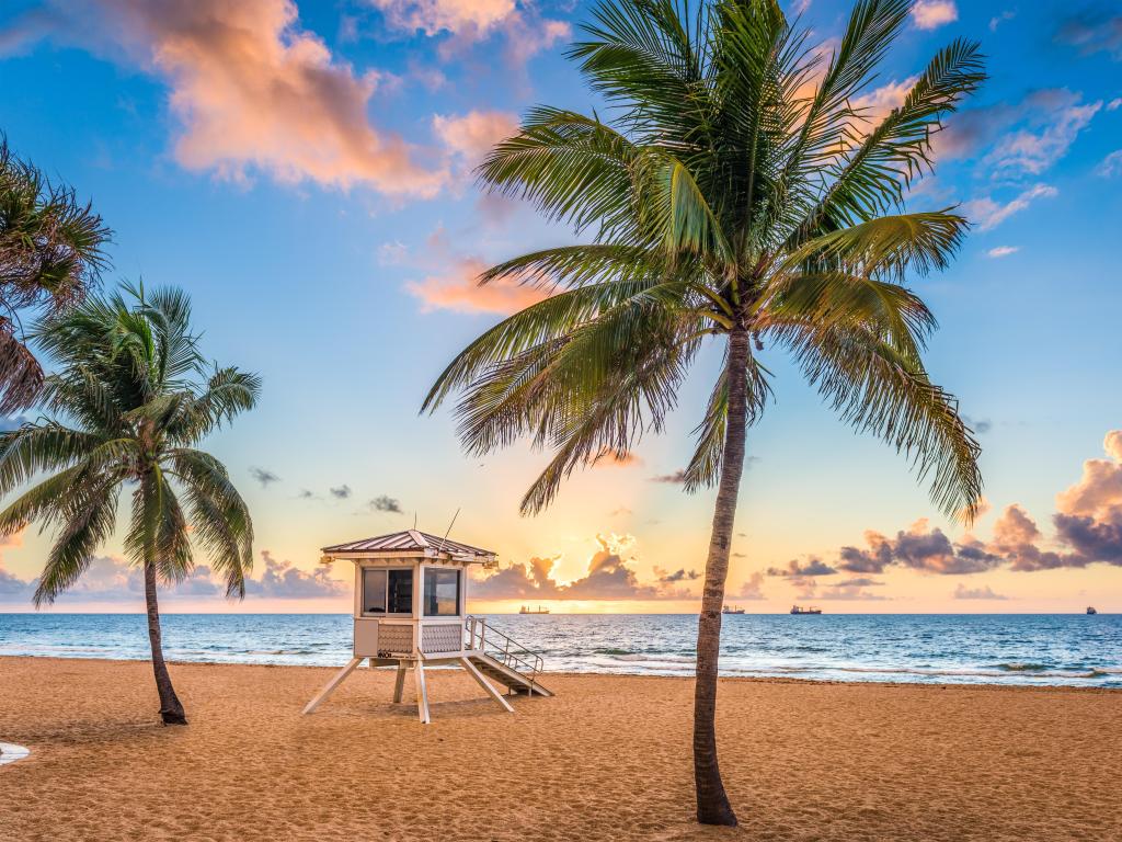 Fort Lauderdale, Florida, USA at the beach.