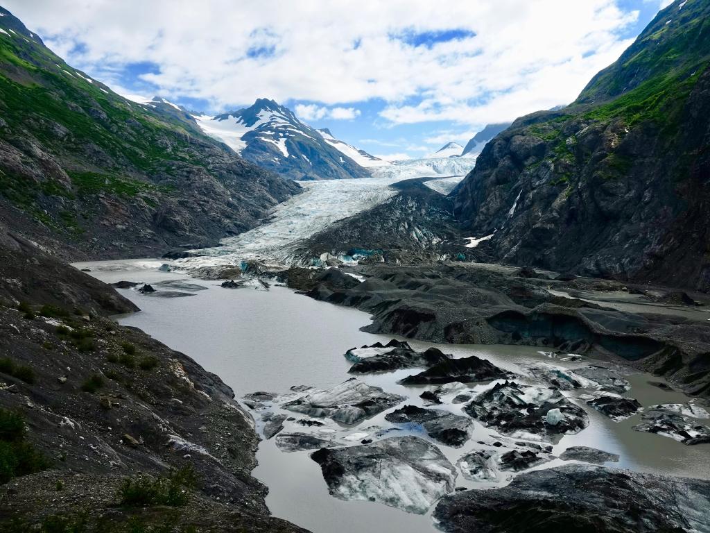 Glaciers in Kachemak Bay State Park near Homer, Alaska