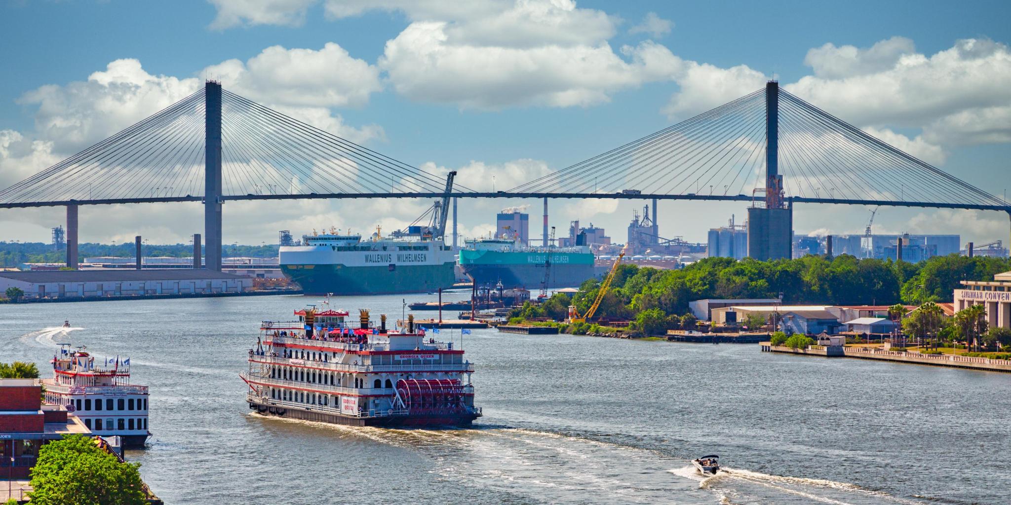 Is there a ferry from Charleston to Savannah