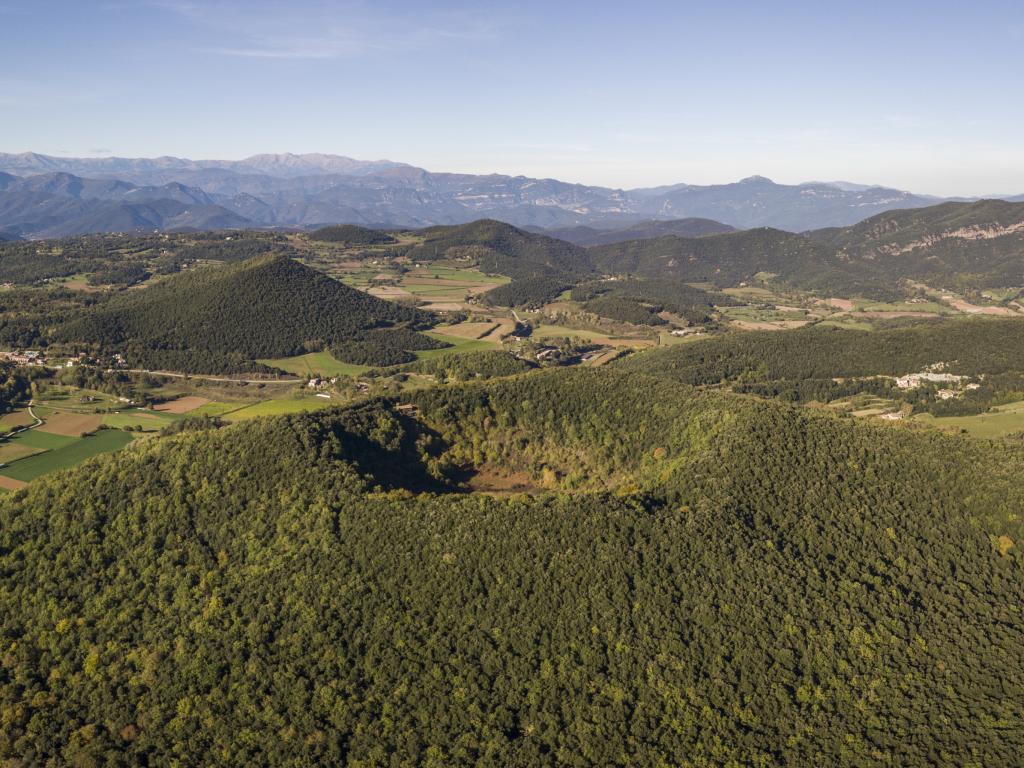 Garrotxa Volcanic Zone Natural Park and Santa Margarida Volcano, Spain