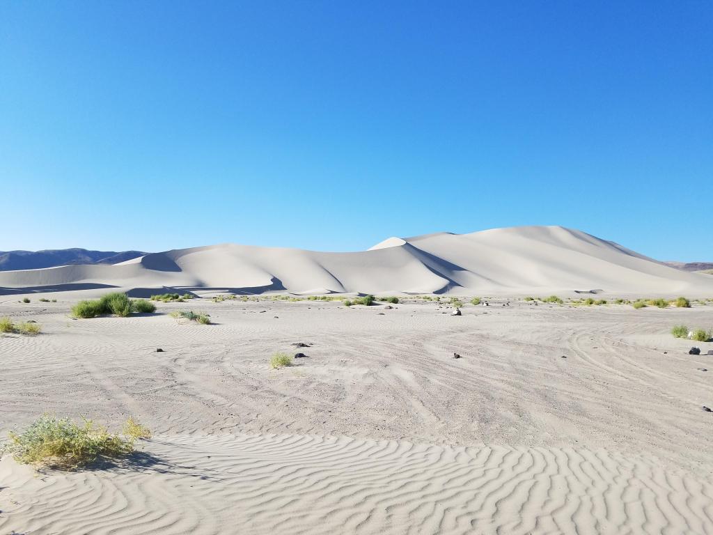 Sand Mountain from the middle of Sand Mountain Recreation Area, Fallon, Nevada along U.S. Route 50