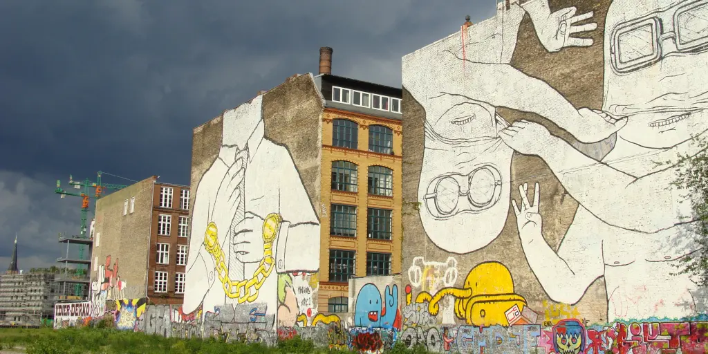 Graffiti in the Kreuzberg neighbourhood of Berlin