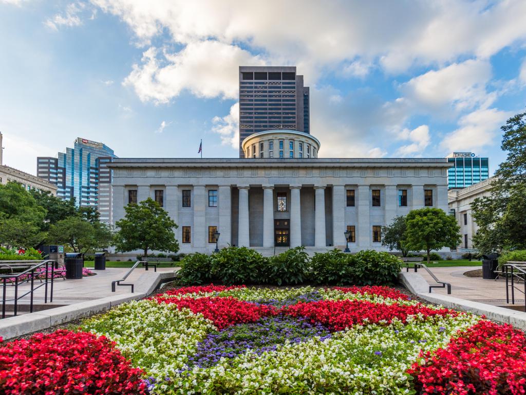 The Ohio Statehouse in Columbus, Ohio