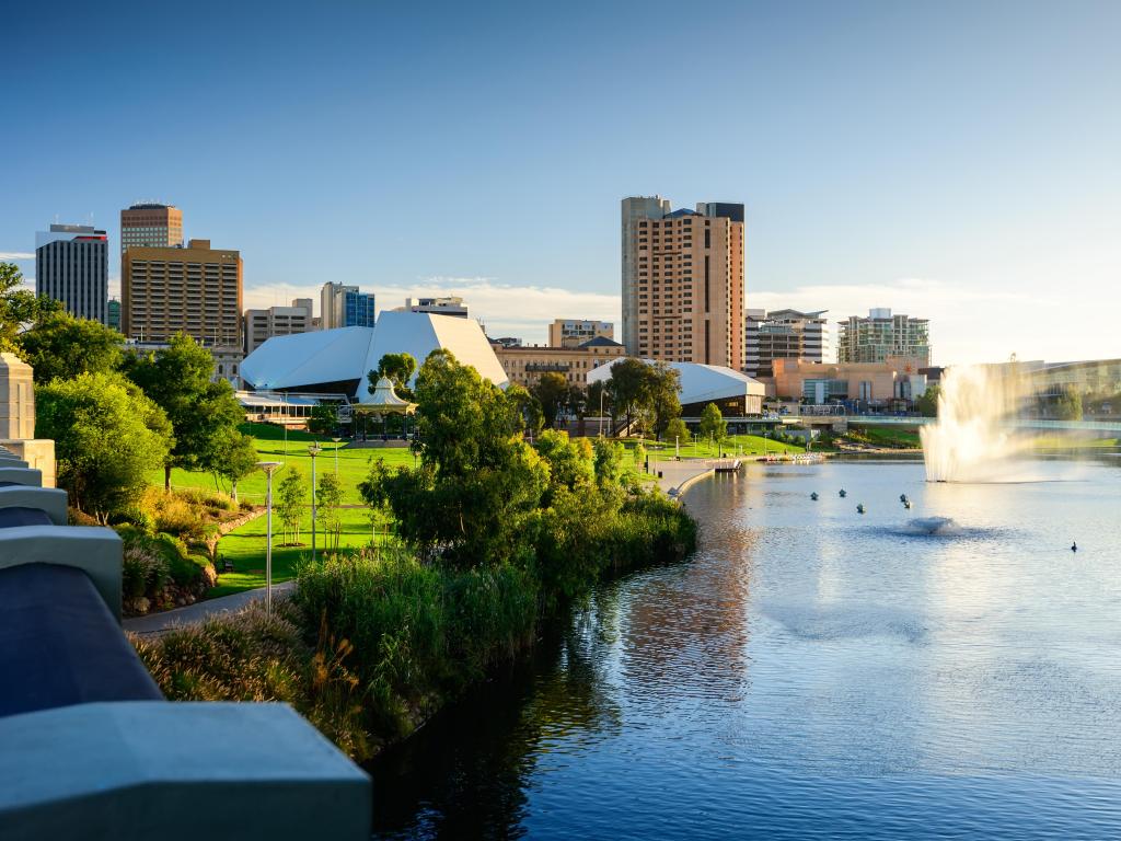 Adelaide city skyline