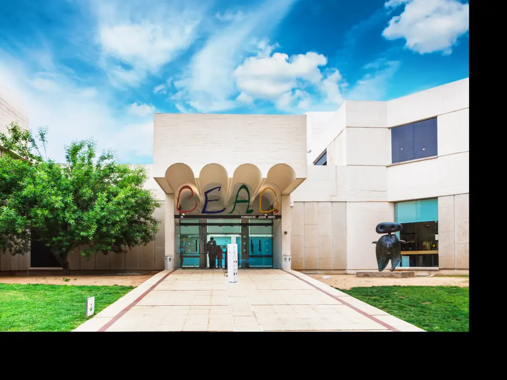 Fundacio Joan Miro - a museum of Joan Miro's modern art, located on Montjuic