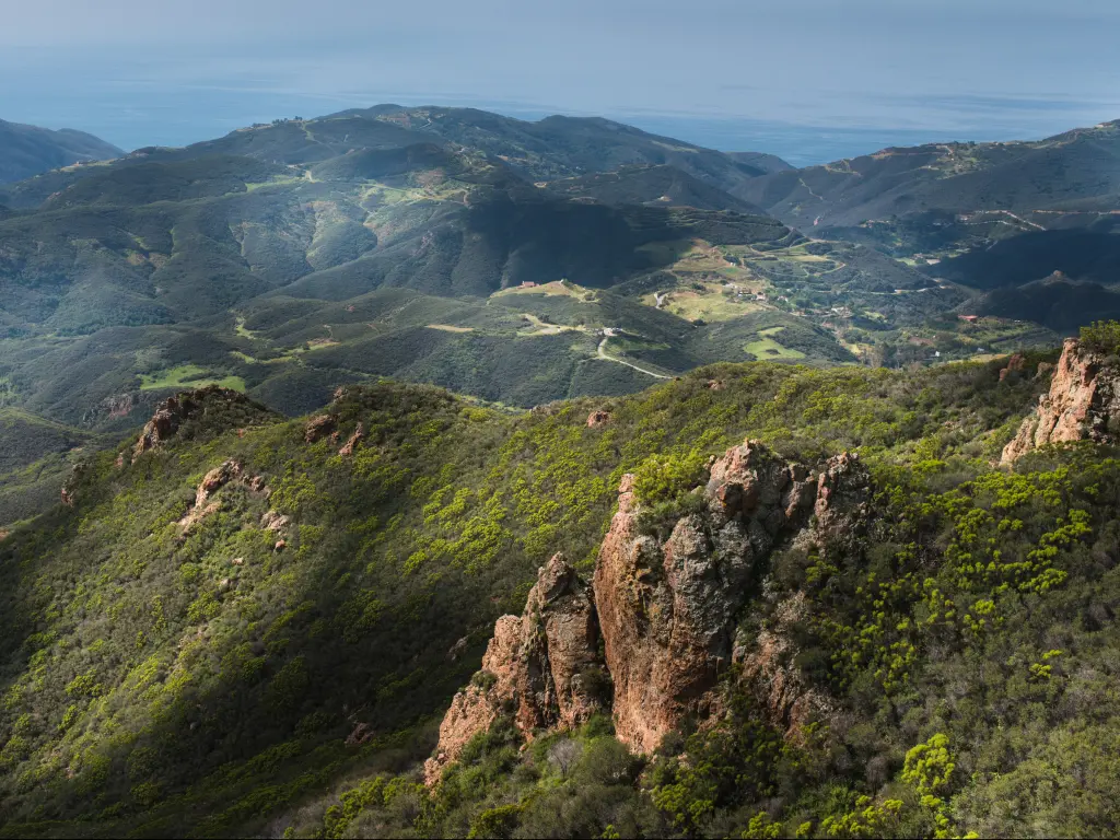 Sandstone Peak in the Santa Monica Mountains National Recreation Area, near Los Angeles