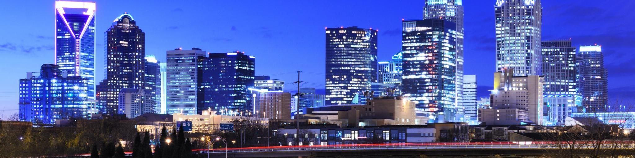 Downtown Charlotte, North Carolina, USA skyline
