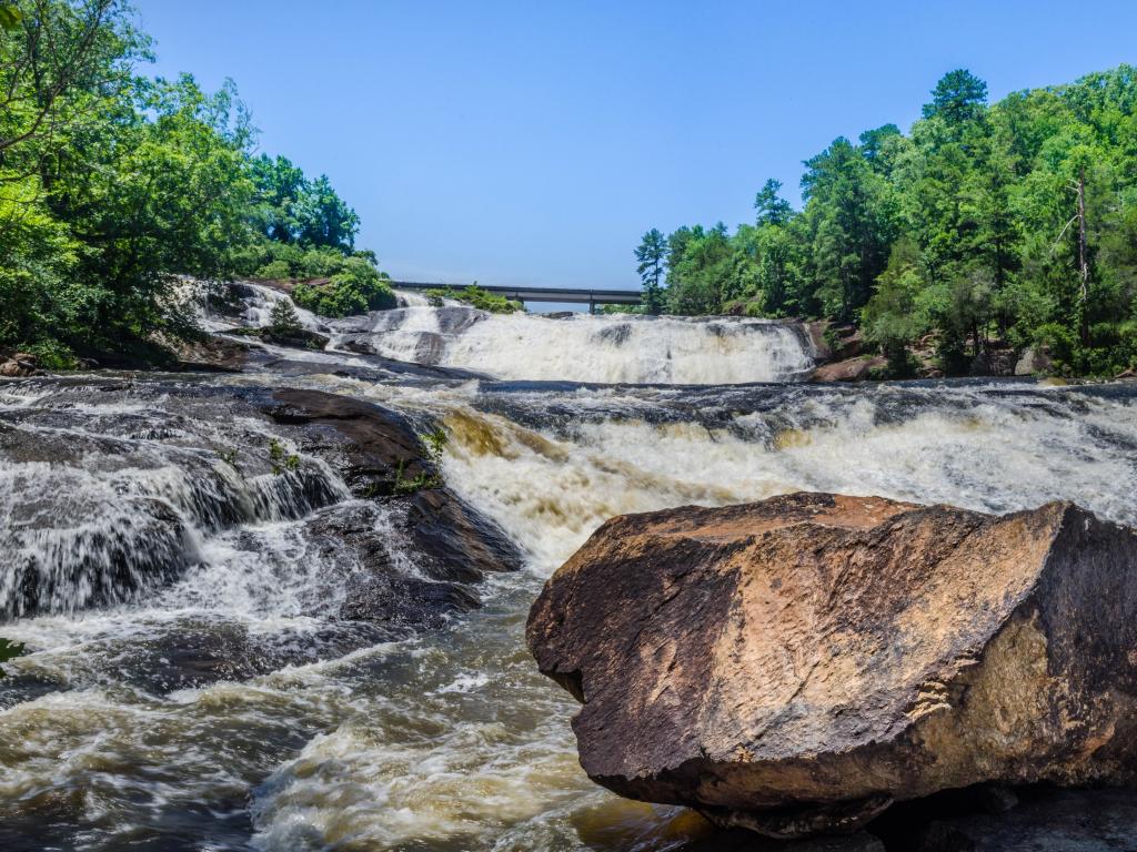 Towaliga River at High Falls State Park, Georgia