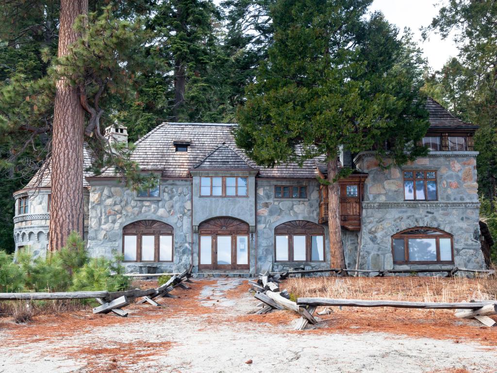 1920's old Viking Castle in between trees