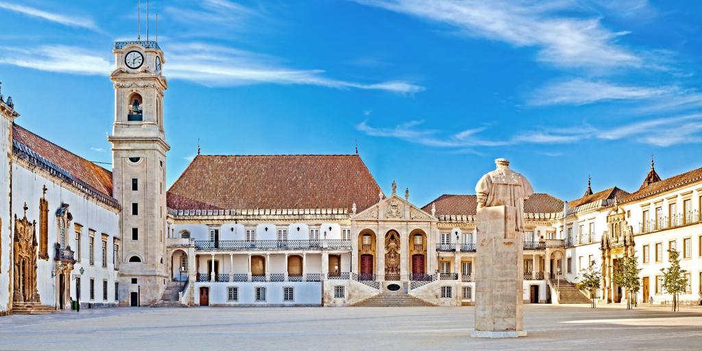 Square outside Coimbra University main entrance