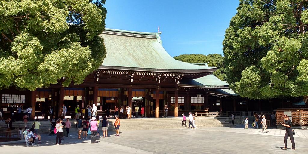 One of the buildings of the Meiji Shrine, Tokyo 