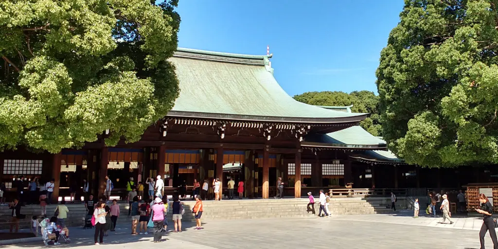 One of the buildings of the Meiji Shrine, Tokyo 