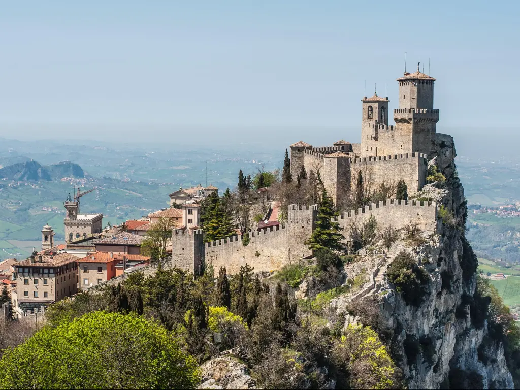 The Guaita fortress is the oldest and the most famous tower on San Marino.