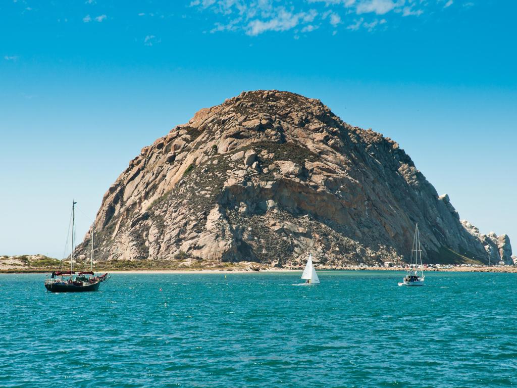 Morro Rock in Morro Bay, California