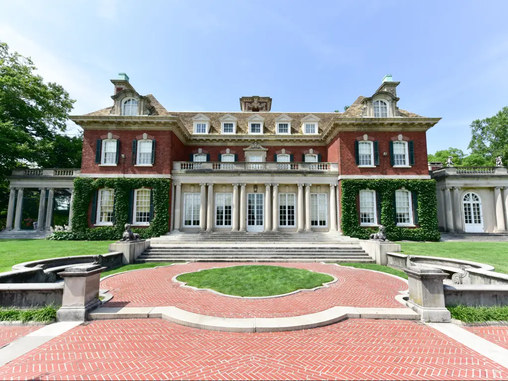 The historic mansion and amazing grounds of the Old Westbury Gardens on Long Island, NY