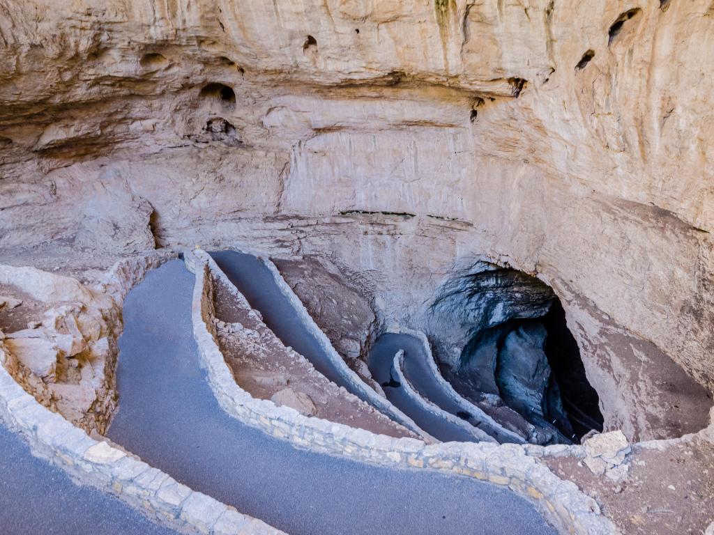 The Natural Entrance route at Carlsbad Caverns National Park, New Mexico, USA