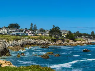 Panorama view of Monterey bay