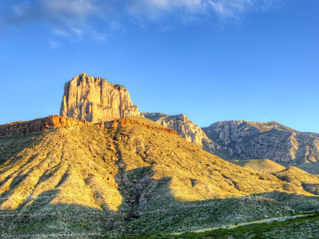 Guadalupe Mountains National Park, Texas, USA taken at El Capitan, taken on a sunny clear day.