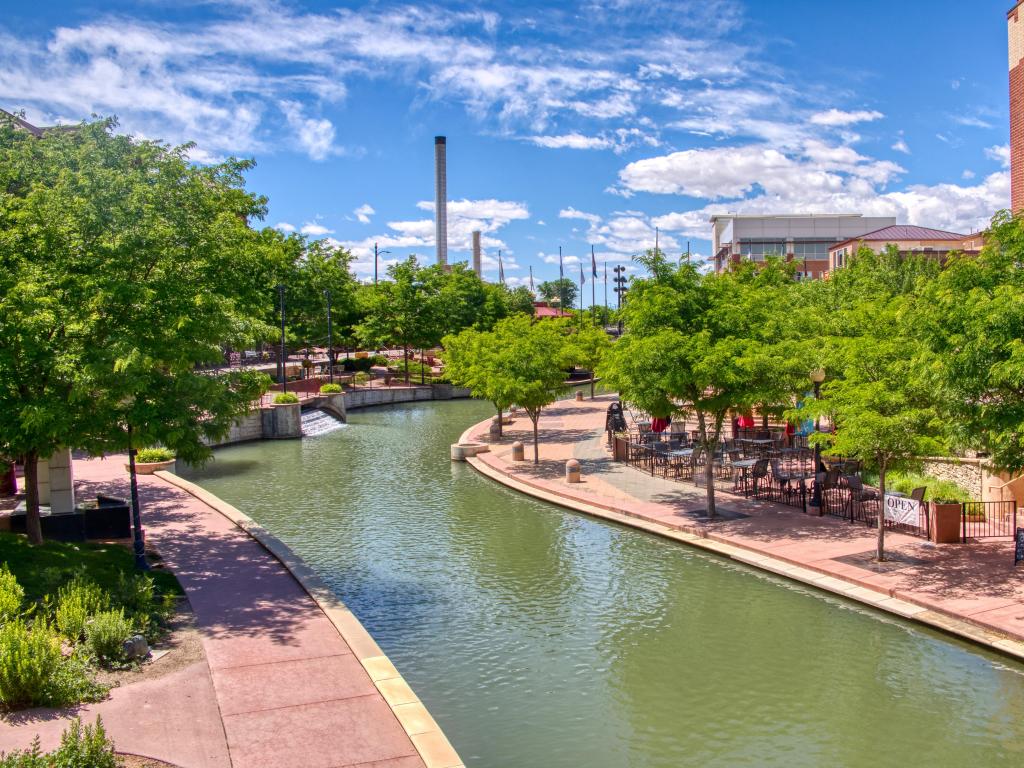 Downtown Pueblo, Colorado during Summer.