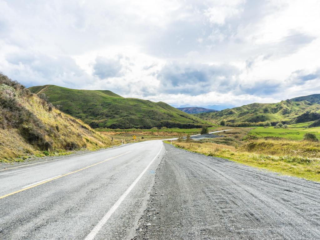 Mossburn to Te Anau Road, New Zealand.