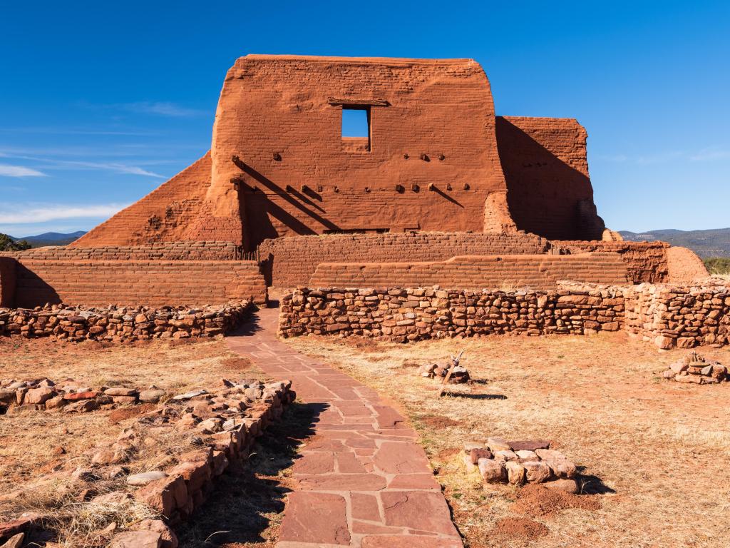 Pecos National Historical Park, located within New Mexico on the Old Santa Fe Trail.