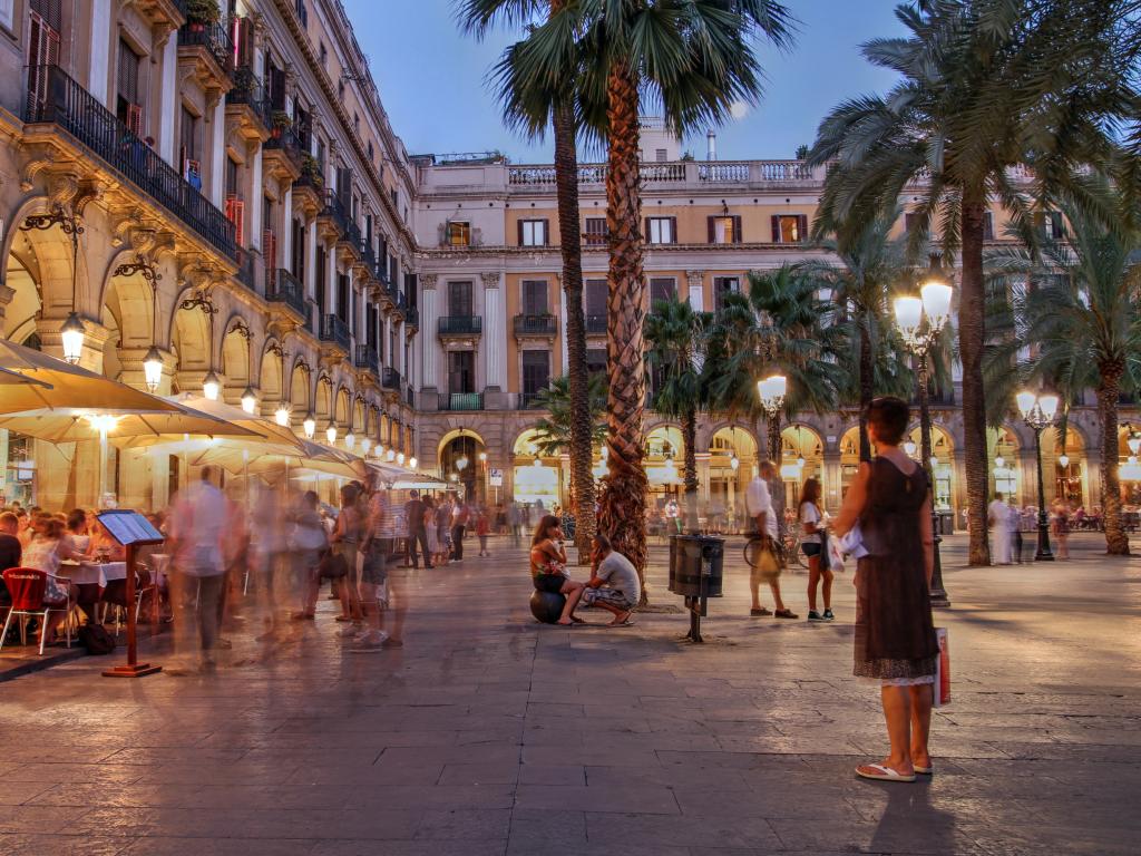 Placa Reial in Barcelona's Gothic Quarter