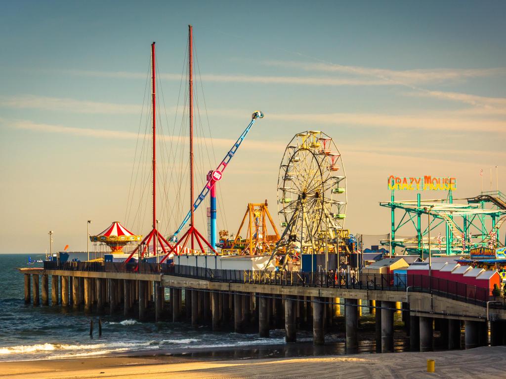 The Steel Pier at Atlantic City, New Jersey.