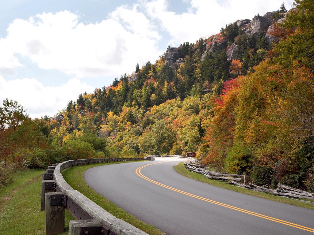 Blue Ridge Parkway in Autumn