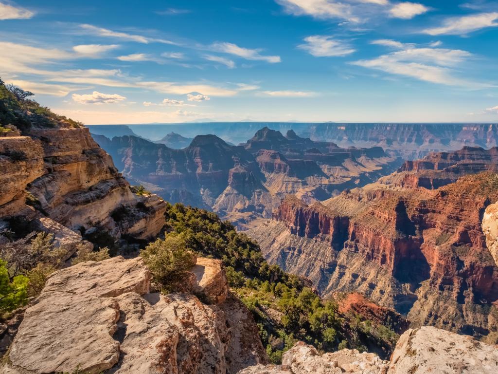 Cape Royal, the southernmost viewpoint along the North Rim Scenic Drive, Grand Canyon National Park, Arizona, USA.