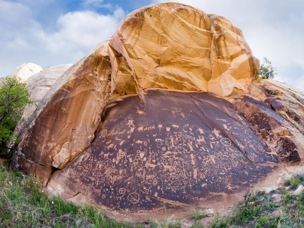 Newspaper Rock State Historic Monument is a Utah