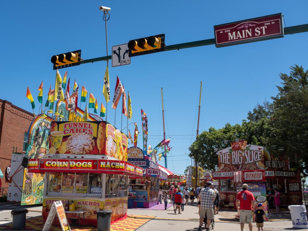 Annual Main Street Days festival in Grapevine, TX