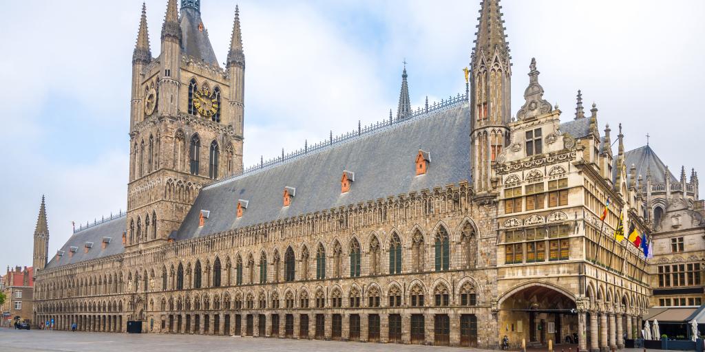 The exterior of Ypres Cloth Hall