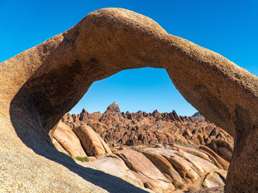 Mobius Arch in Alabama Hills National Scenic Area, Lone Pine, California, USA