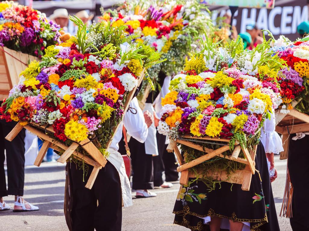 Silleteros Parade in Medellin, Colombia