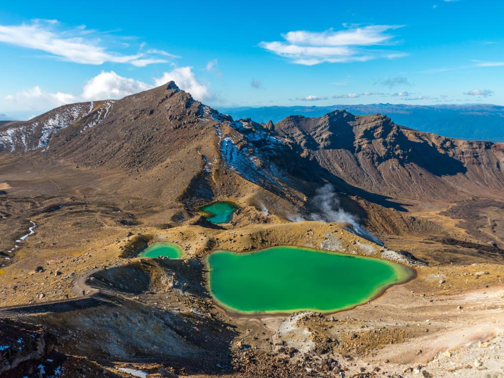 Mountains in Tongariro National Park, New Zealand