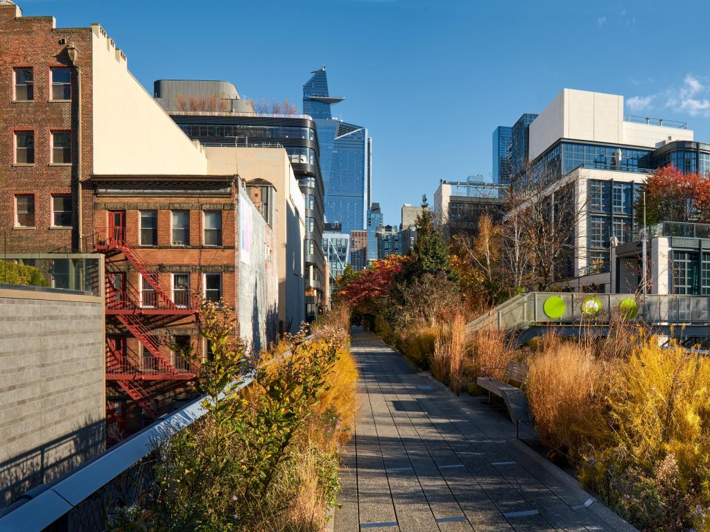 View of the High Line, New York