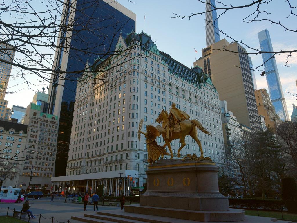 Exterior of the Plaza Hotel, New York
