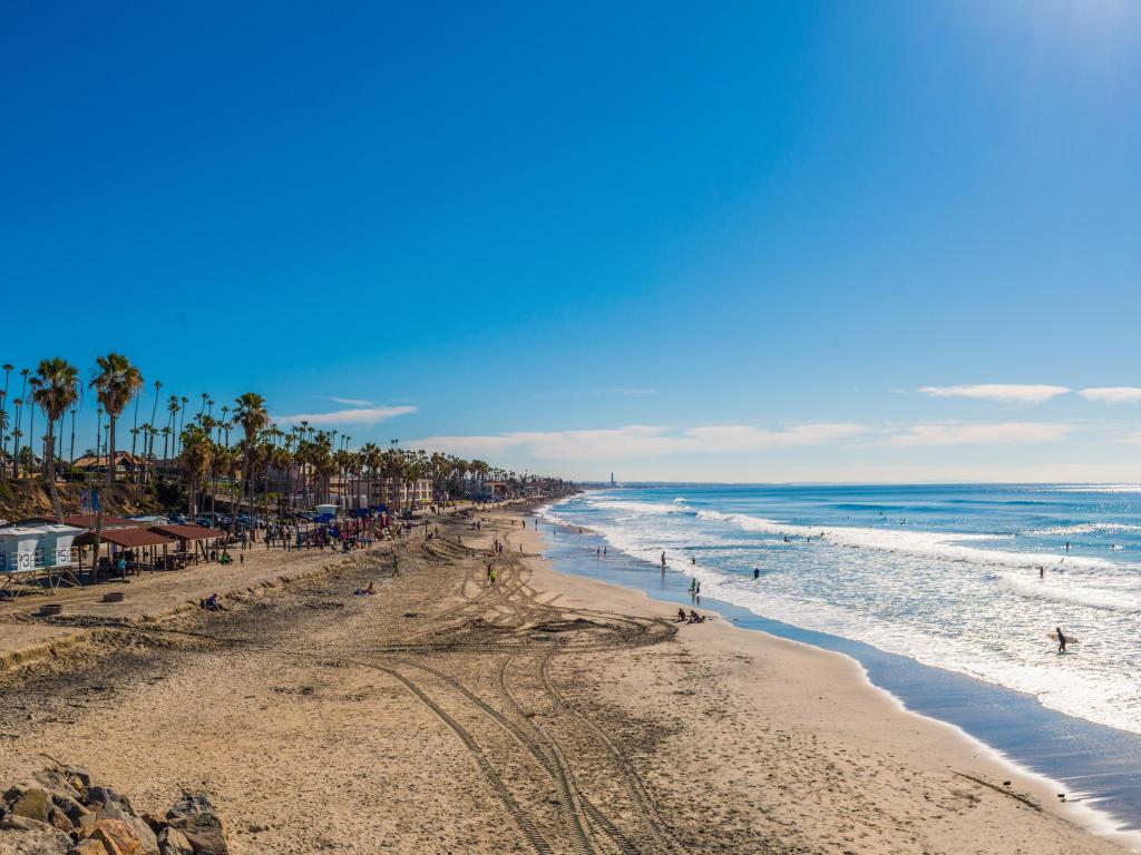 Panoramic view of Coastline in San Diego