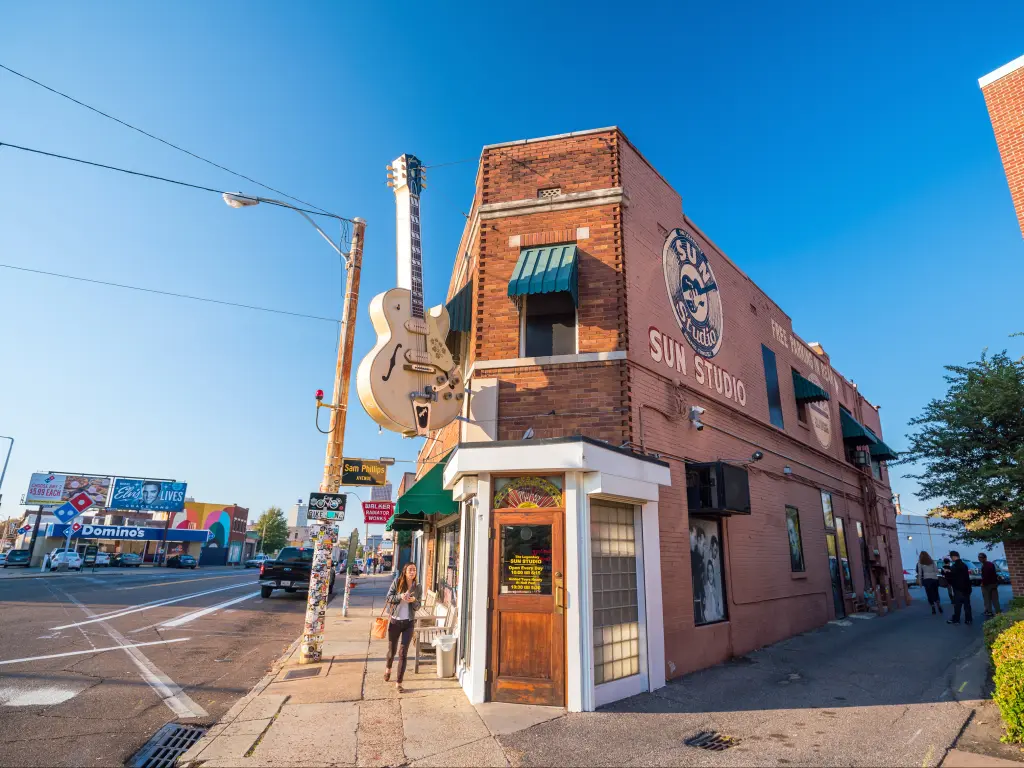 Sun Studio in Memphis where greats like Elvis Presley recorded their music