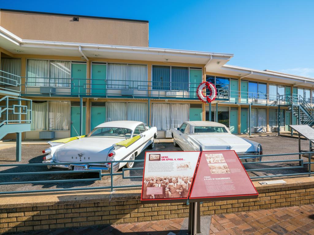 National Civil Rights Museum - the balcony where Martin Luther King Jr. was assasinated