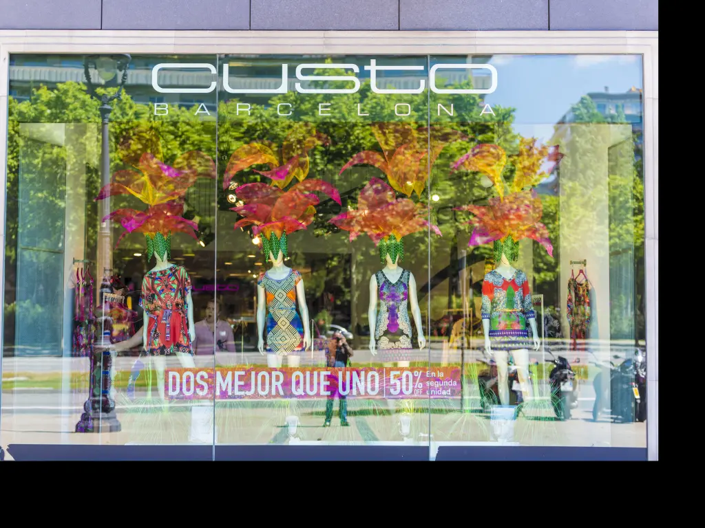 Custo shop located on L'illa Diagonal in Barcelona